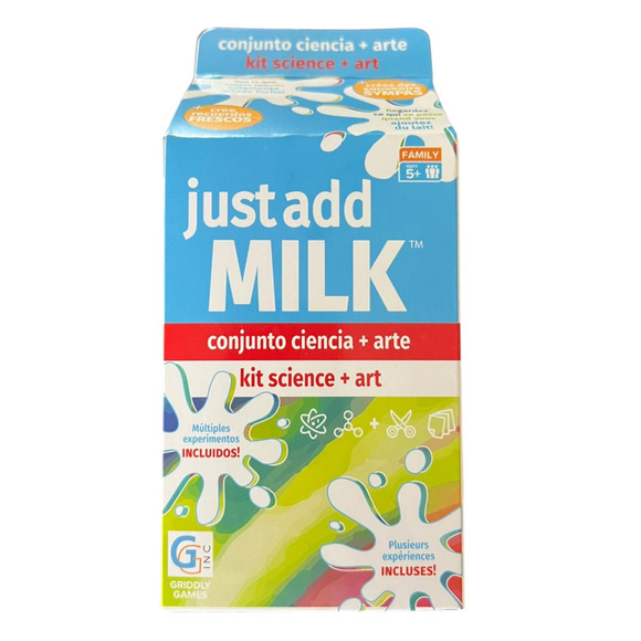 Just Add Milk Science and Art Kit Educational STEM Toy Brand NEW Sealed - Picture 1 of 4
